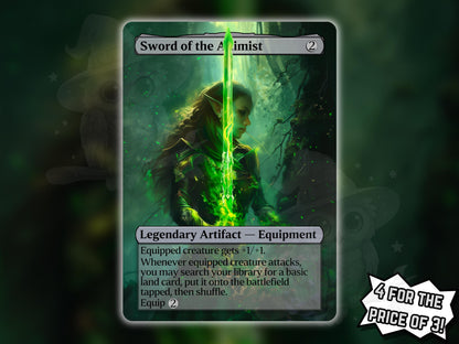 Sword of the Animist - Proxy Card - Buy 3 get 1 free!