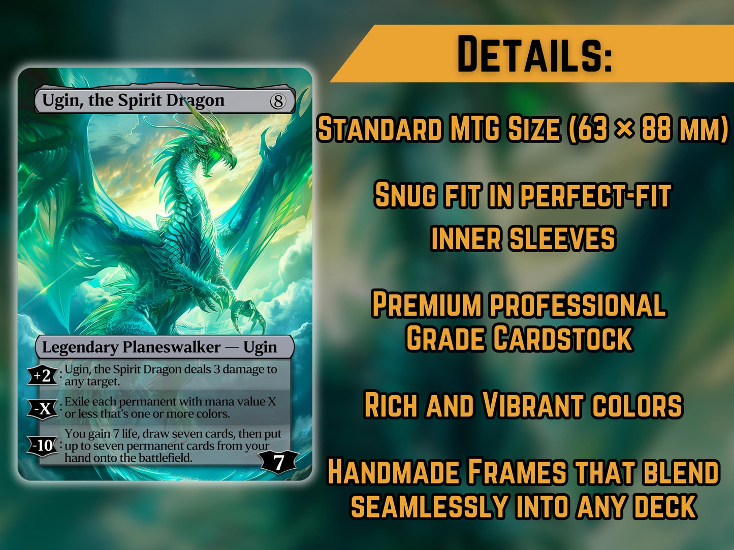 Ugin, the Spirit Dragon - Proxy Card - Buy 3 get 1 free!