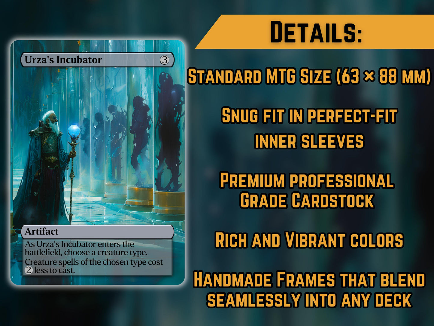 Urza's Incubator - Proxy Card - Buy 3 get 1 free!