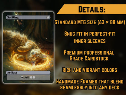 Sol Ring Cat - Proxy Card - Buy 3 get 1 free!