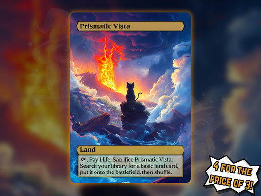 Prismatic Vista (Cat Version) - Proxy Card - Buy 3 get 1 free!
