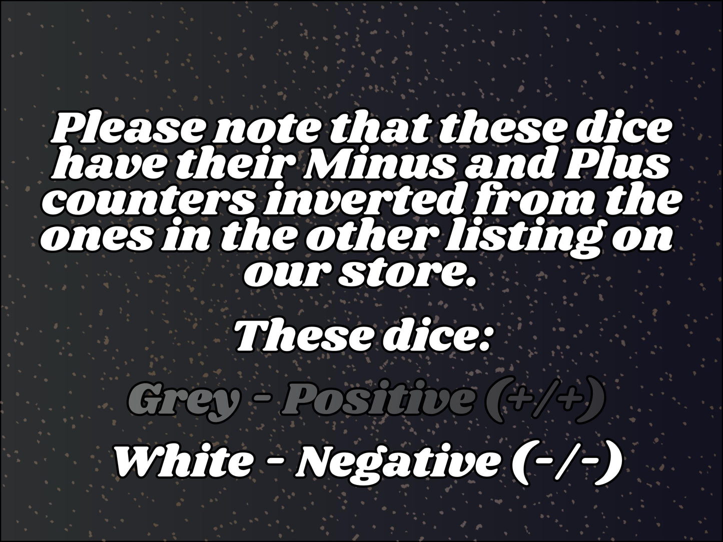 Counter Dice + / - , Magic TCG, Grey White (Reversed) Marble Color Theme, perfect for any magic the gather deck! Edh, Cedh Magic Deck!