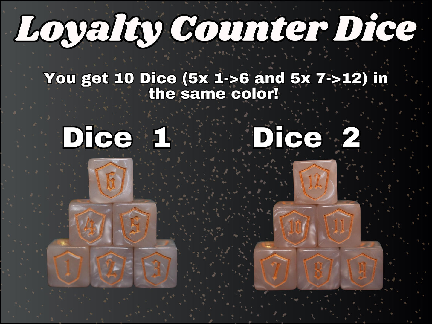 White Loyalty Counter for Magic, perfect for any magic the gathering deck! Edh, Cedh Magic Deck! Great MTG Gift!