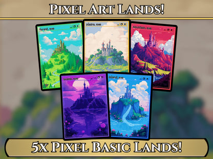 Pixel Basic Lands (Castles) - Teddy's Workshop