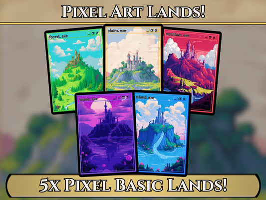 Pixel Basic Lands (Castles) - Teddy's Workshop