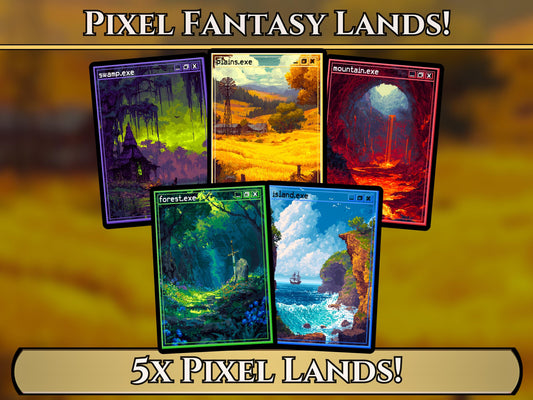Pixel Basic Lands (Fantasy) - Teddy's Workshop