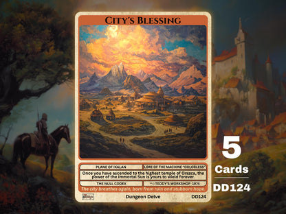 5x City's Blessing MTG Token - Teddy's Workshop DD124