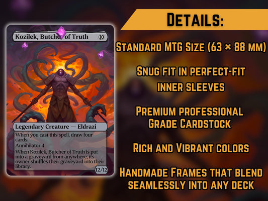 Kozilek, Butcher of Truth - Proxy Card - Buy 3 get 1 free!