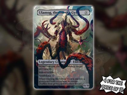 Ulamog, the Infinite Gyre - Proxy Card - Buy 3 get 1 free!