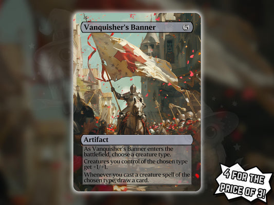 Vanquisher's Banner - Proxy Card - Buy 3 get 1 free!