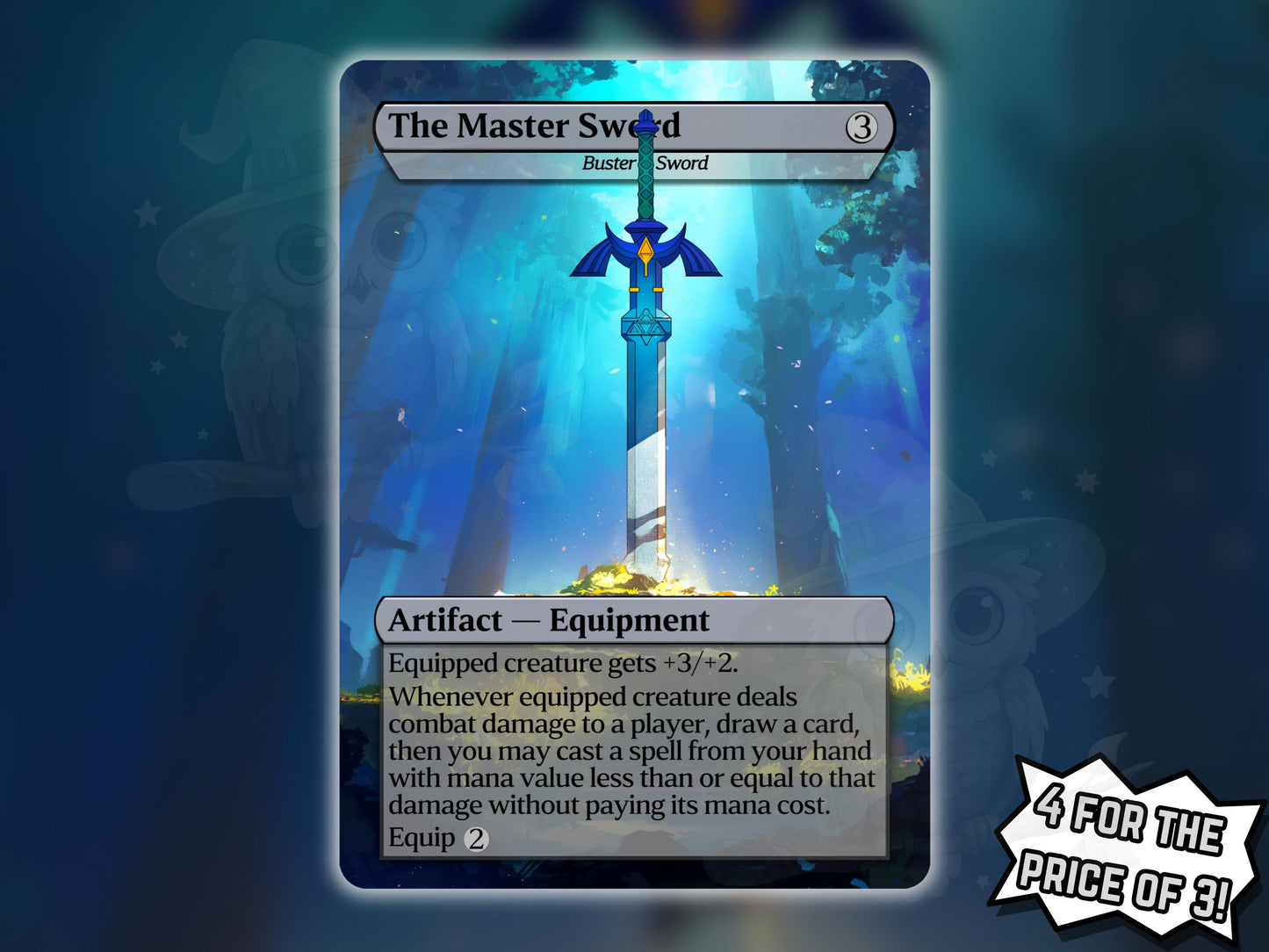 Buster Sword (Master Sword) - Proxy Card - Buy 3 get 1 free!