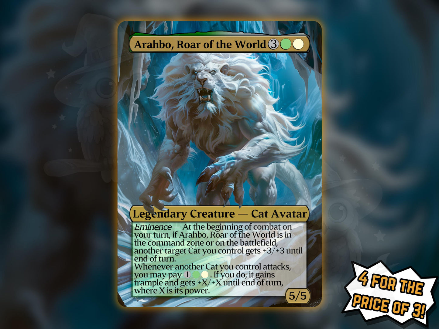 Arahbo, Roar of the World - Proxy Card - Buy 3 get 1 free!