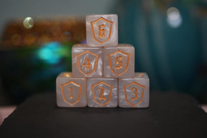 White Loyalty Counter for Magic, perfect for any magic the gathering deck! Edh, Cedh Magic Deck! Great MTG Gift!
