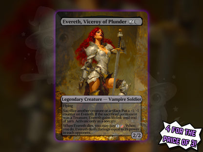 Evereth, Viceroy of Plunder - Proxy Card - Buy 3 get 1 free!