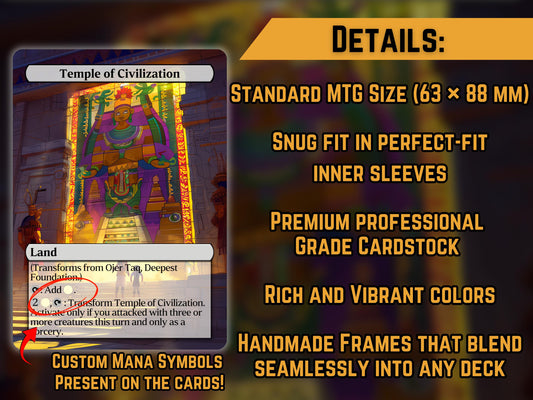 Ojer Taq, Deepest Foundation // Temple of Civilization - Proxy Card - Buy 3 get 1 free!