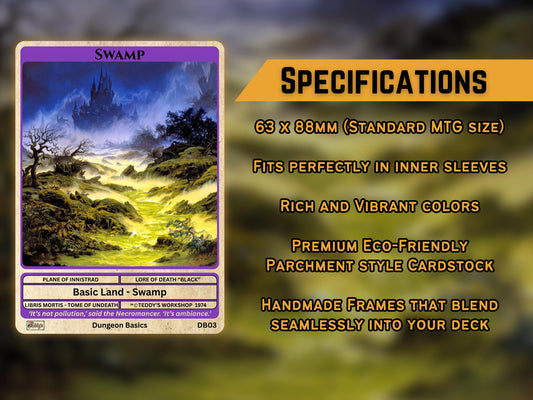 Vintage Basic Lands - Old School DD Style lands - Teddy's Workshop