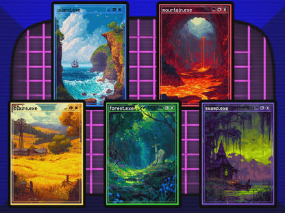 Pixel Basic Lands (Fantasy) - Teddy's Workshop