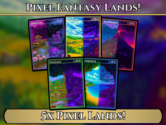 Pixel Basic Lands (Lorwyn) - Teddy's Workshop