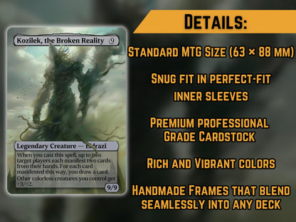 Kozilek, the Broken Reality - Proxy Card - Buy 3 get 1 free!