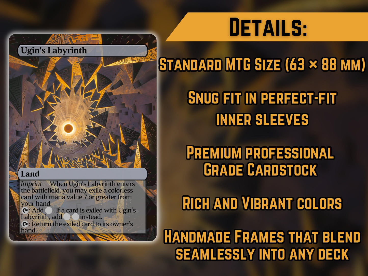 Ugin's Labyrinth - Proxy Card - Buy 3 get 1 free!