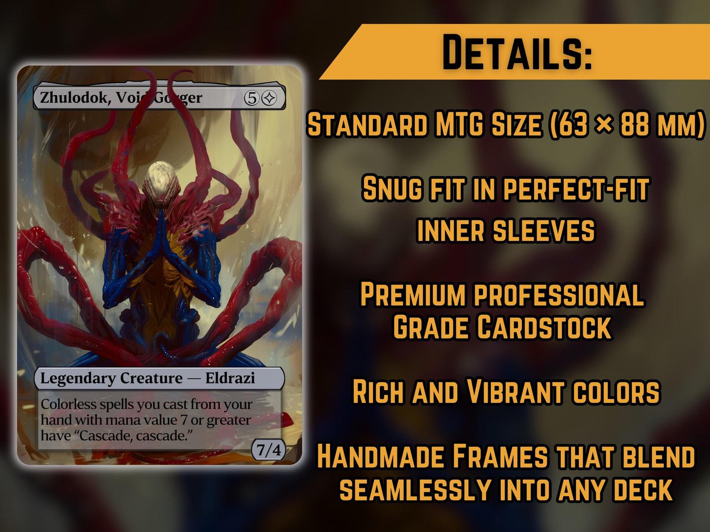 Zhulodok, Void Gorger - Proxy Card - Buy 3 get 1 free!