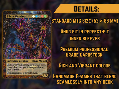 Sliver Overlord - Proxy Card - Buy 3 get 1 free!
