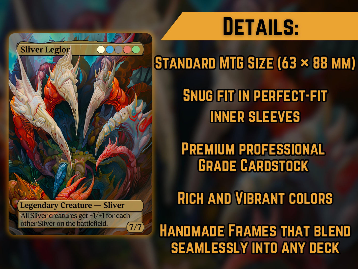 Sliver Legion - Proxy Card - Buy 3 get 1 free!