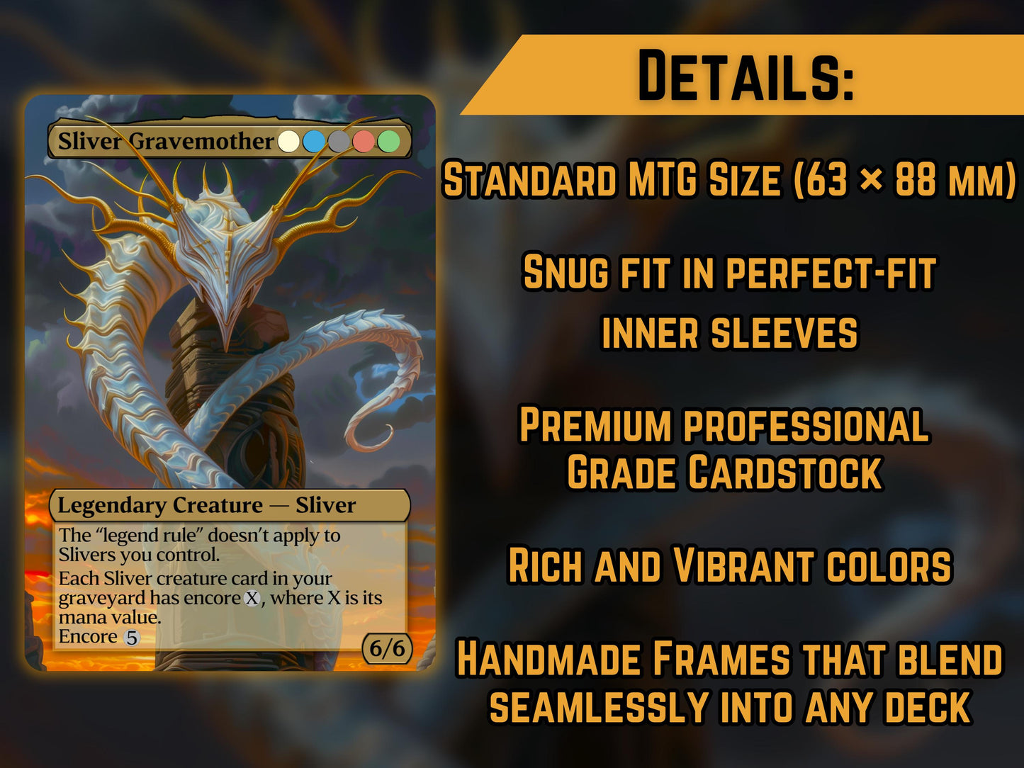 Sliver Gravemother - Proxy Card - Buy 3 get 1 free!