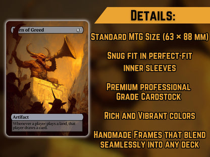 Horn of Greed - Proxy Card - Buy 3 get 1 free!