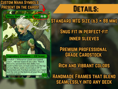 Nissa, Resurgent Animist - Proxy Card - Buy 3 get 1 free!