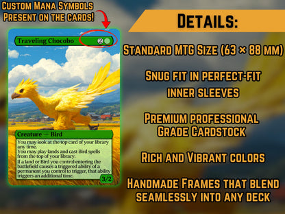 Travelling Chocobo - Proxy Card - Buy 3 get 1 free!
