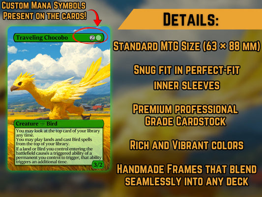 Travelling Chocobo - Proxy Card - Buy 3 get 1 free!