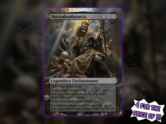 Necrodominance - Proxy Card - Buy 3 get 1 free!