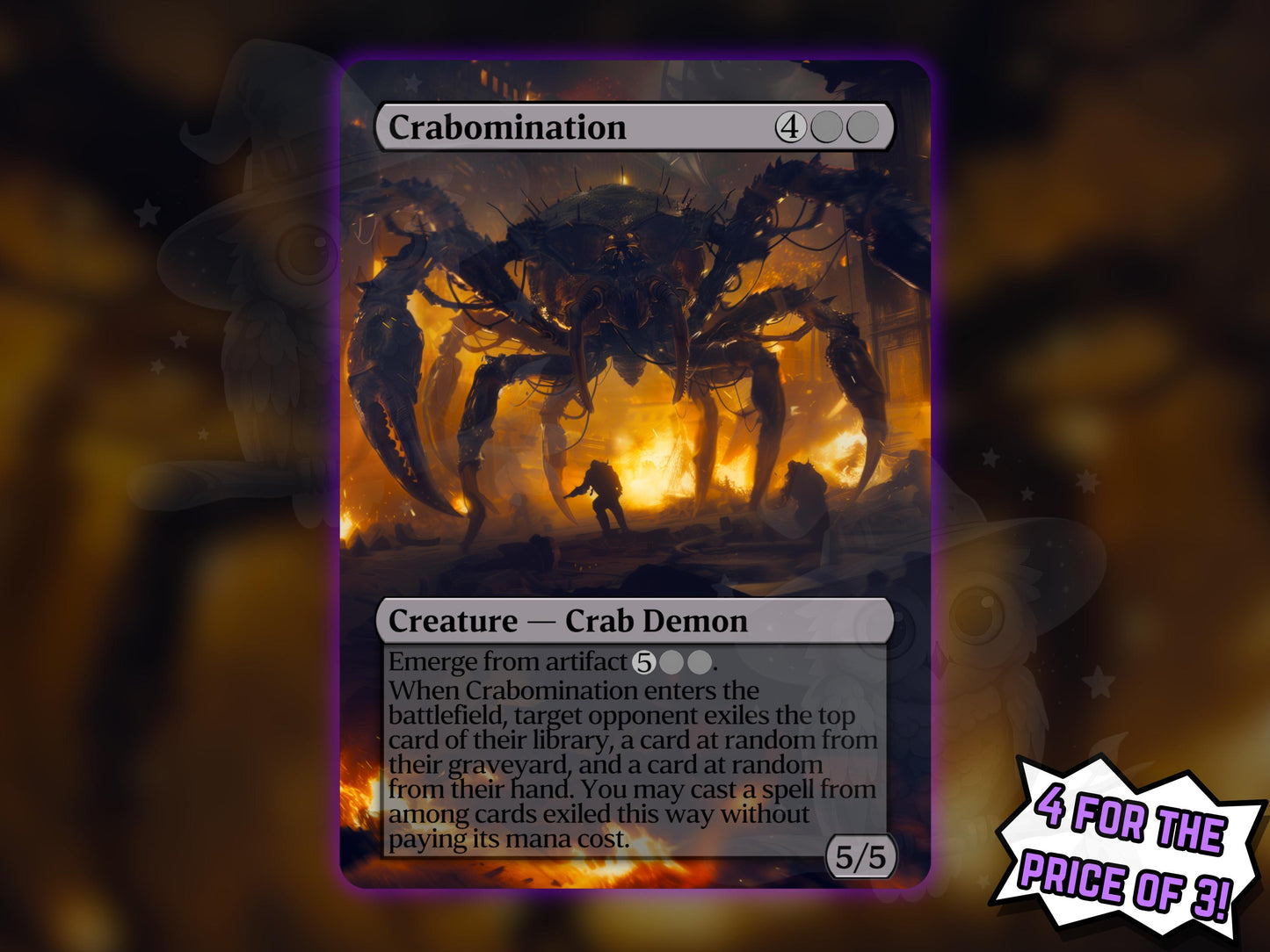 Crabomination - Proxy Card - Buy 3 get 1 free!