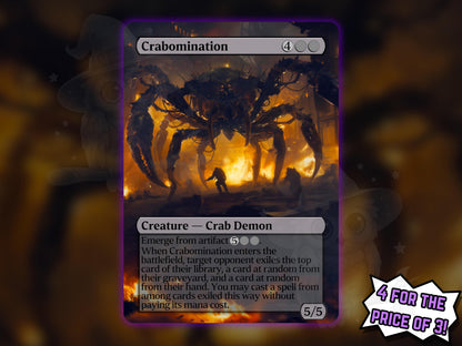 Crabomination - Proxy Card - Buy 3 get 1 free!