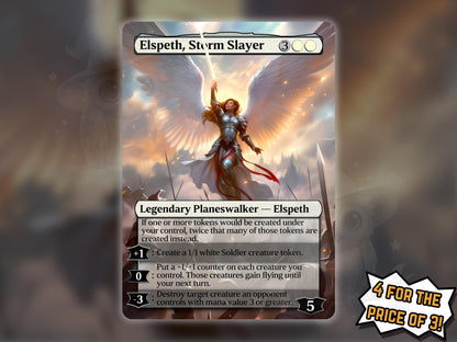 Elspeth, the Storm Slayer - Proxy Card - Buy 3 get 1 free!
