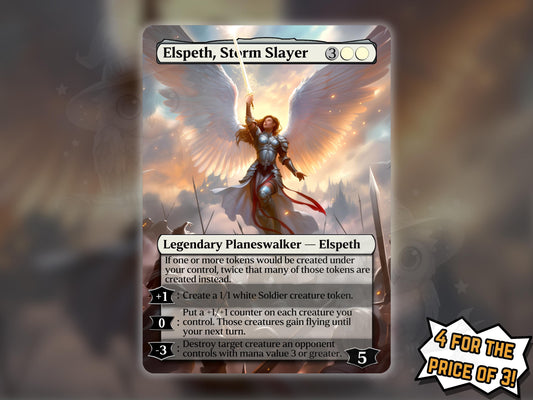Elspeth, the Storm Slayer - Proxy Card - Buy 3 get 1 free!