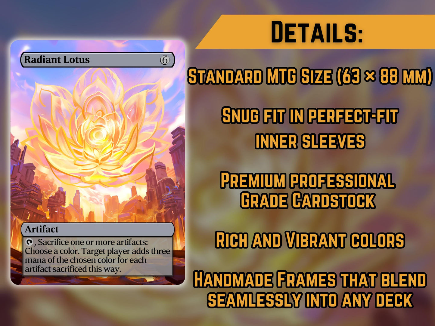 Radiant Lotus - Proxy Card - Buy 3 get 1 free!