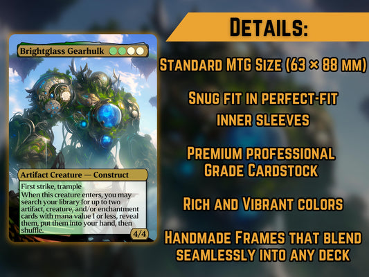 Brightglass Gearhulk - Proxy Card - Buy 3 get 1 free!
