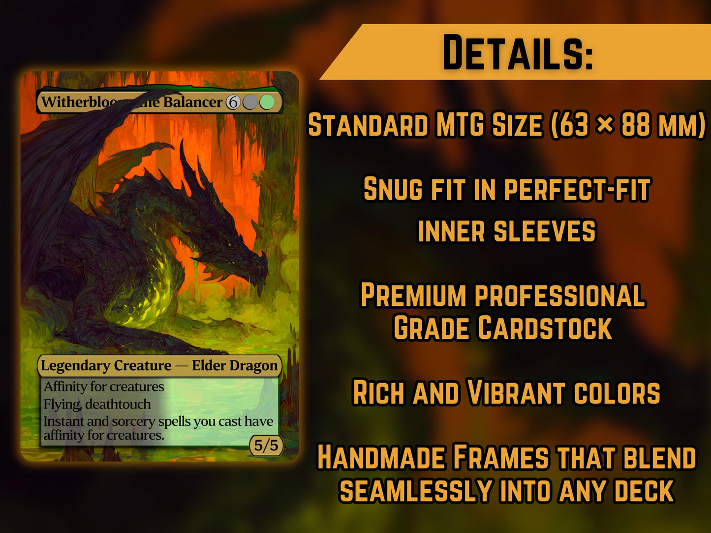 Witherbloom, the Balancer - Proxy Card - Buy 3 get 1 free!