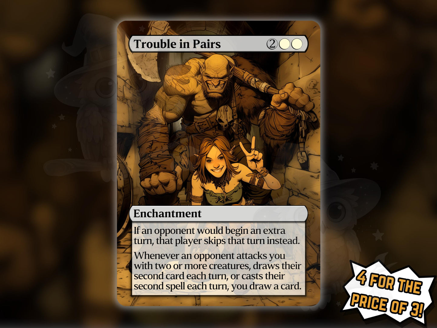 Trouble in Pairs - Proxy Card - Buy 3 get 1 free!