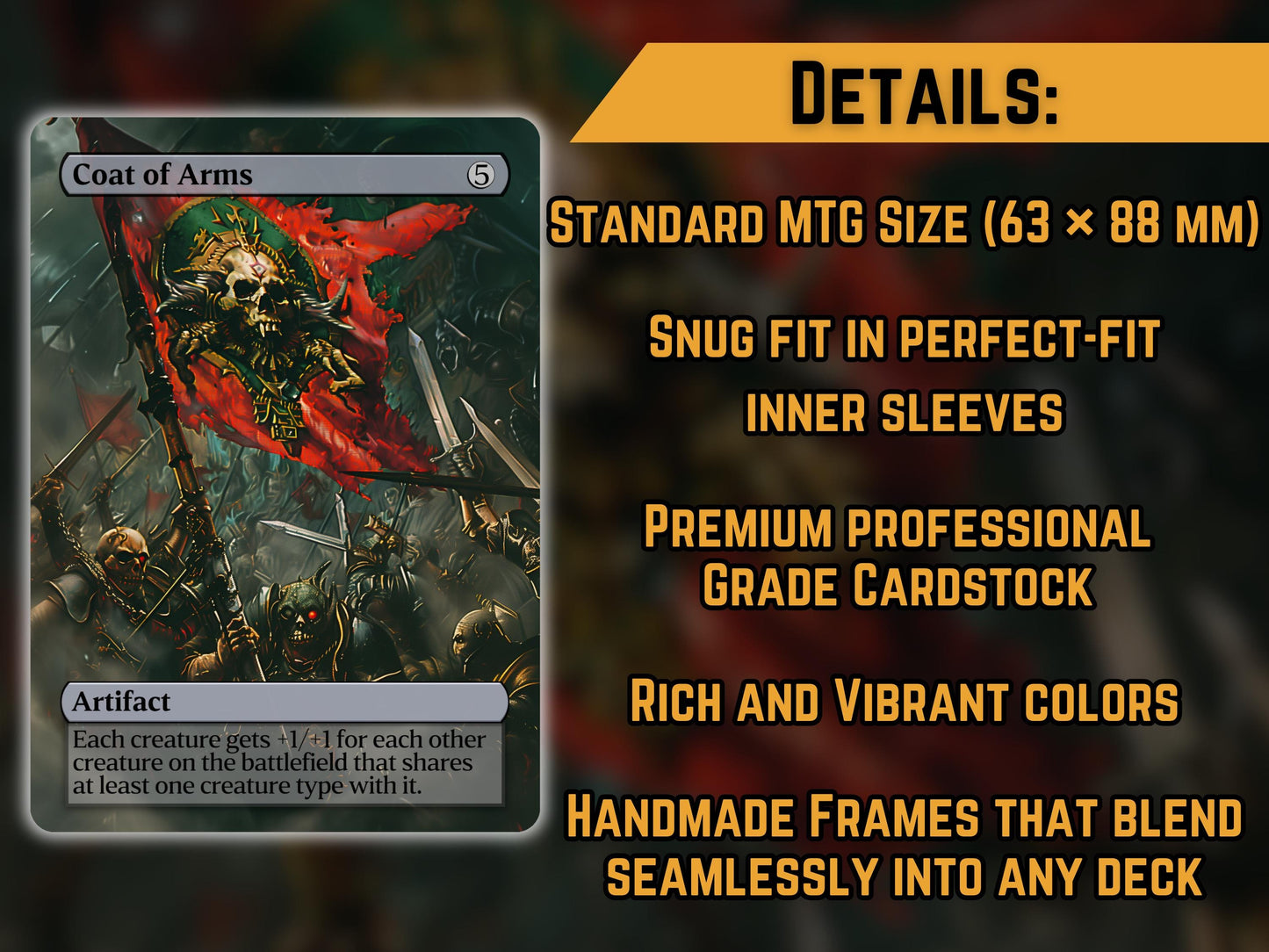 Coat of Arms - Proxy Card - Buy 3 get 1 free!