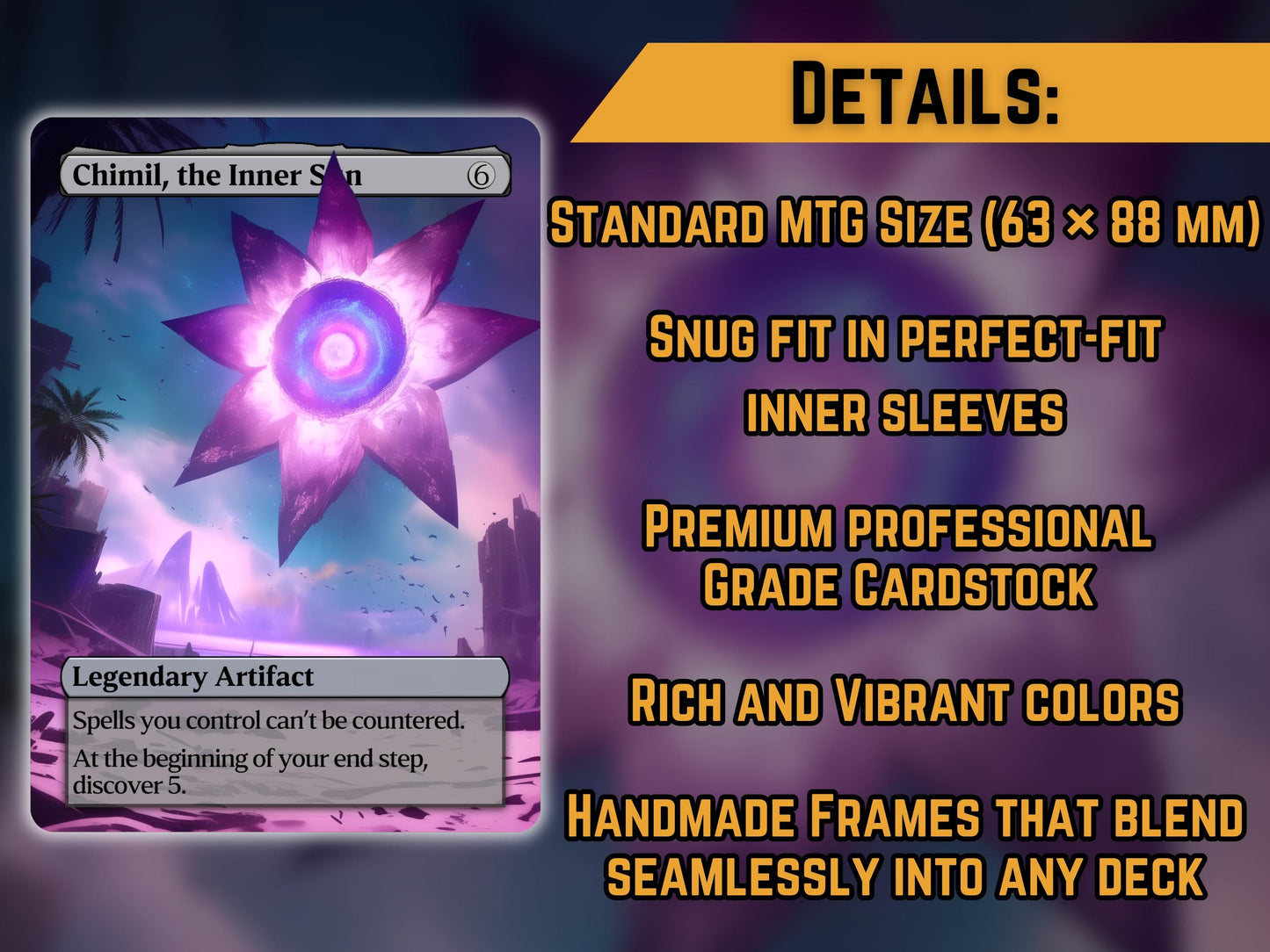 Chimil, the Inner Sun - Proxy Card - Buy 3 get 1 free!