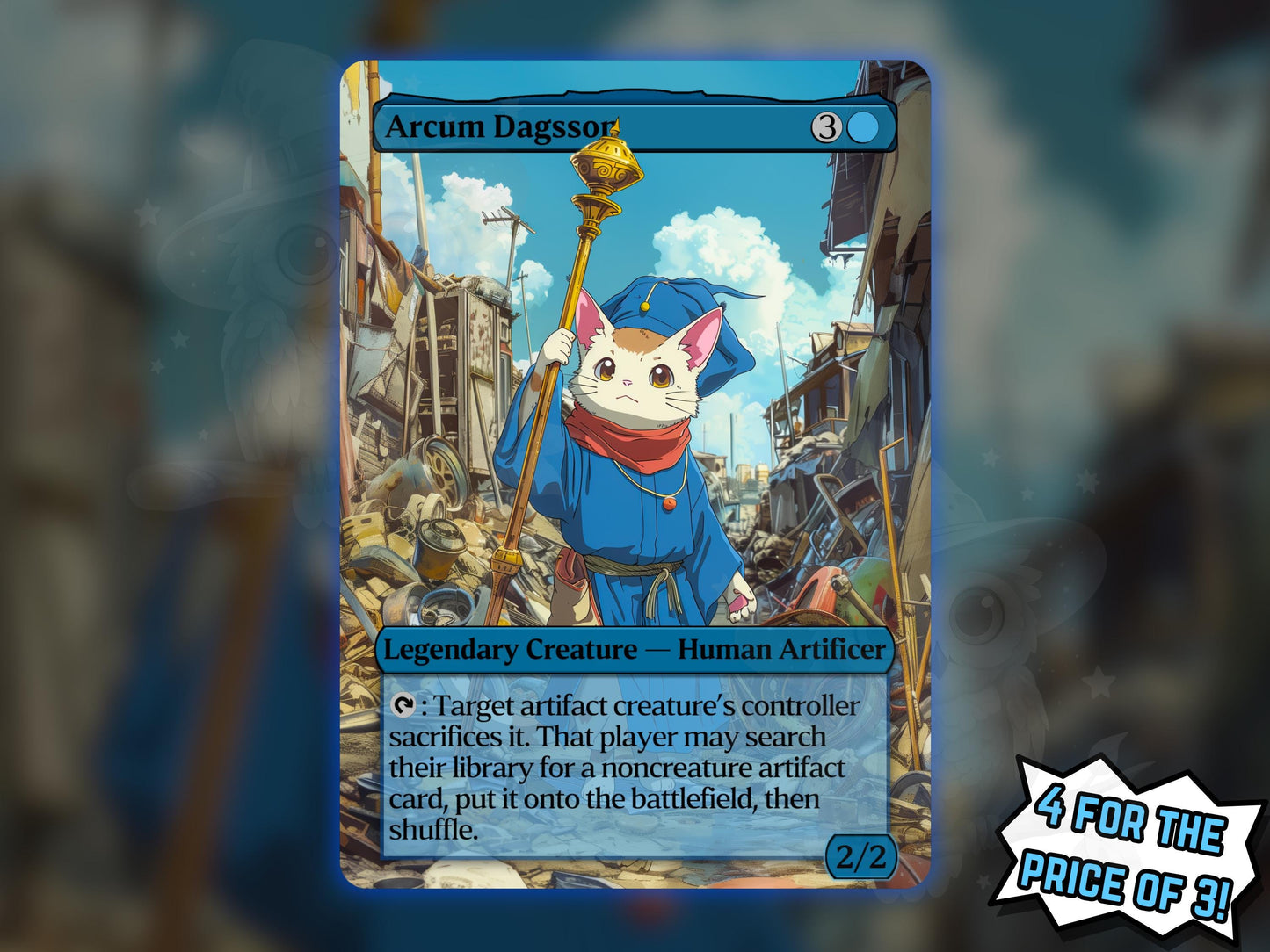 Arcum Dagson (Cat Version) - Proxy Card - Buy 3 get 1 free!
