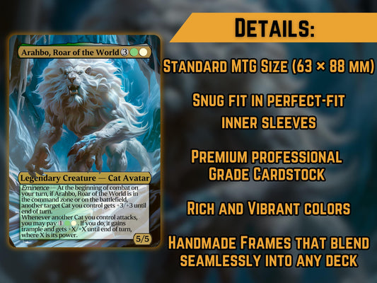 Arahbo, Roar of the World - Proxy Card - Buy 3 get 1 free!