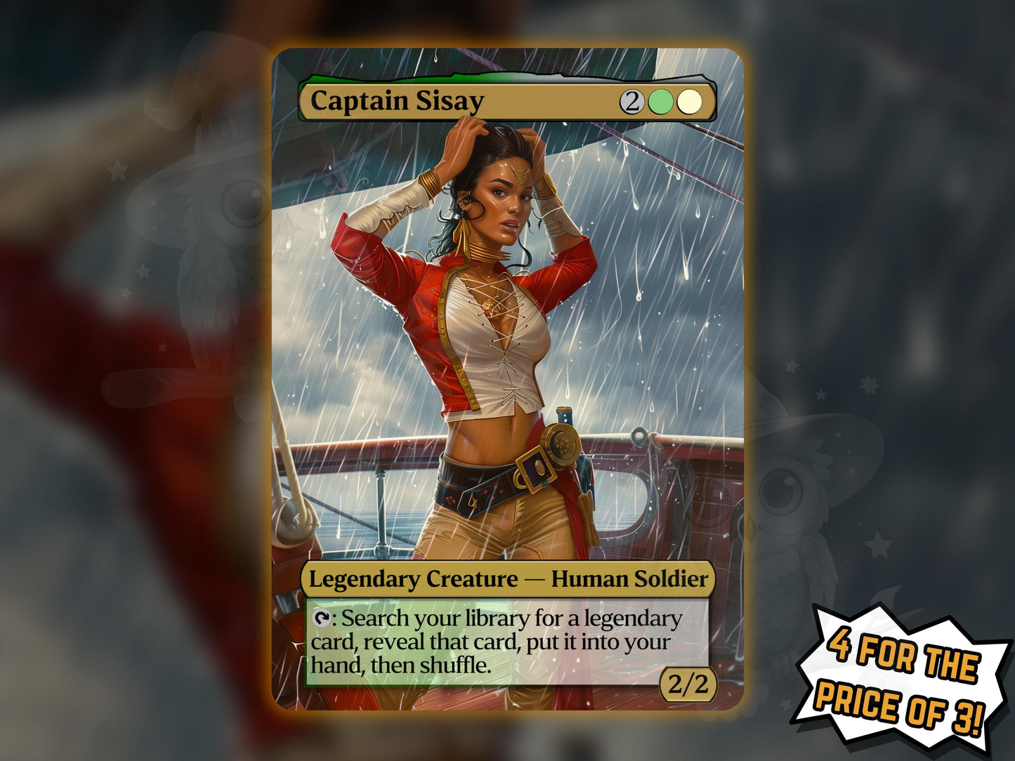Captain Sisay - Proxy Card - Buy 3 get 1 free!