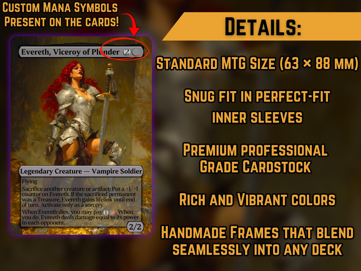 Evereth, Viceroy of Plunder - Proxy Card - Buy 3 get 1 free!