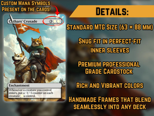 Cathar's Crusade (Cat Version) - Proxy Card - Buy 3 get 1 free!
