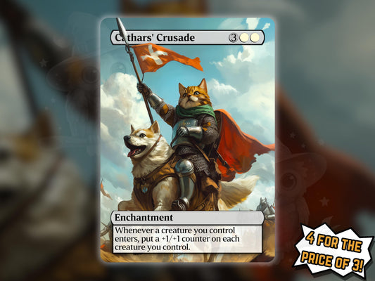 Cathar's Crusade (Cat Version) - Proxy Card - Buy 3 get 1 free!