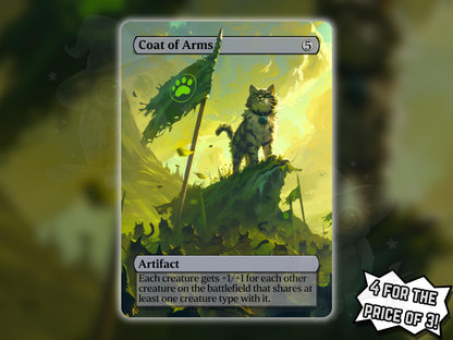 Coat of Arms (Cat Version) - Proxy Card - Buy 3 get 1 free!